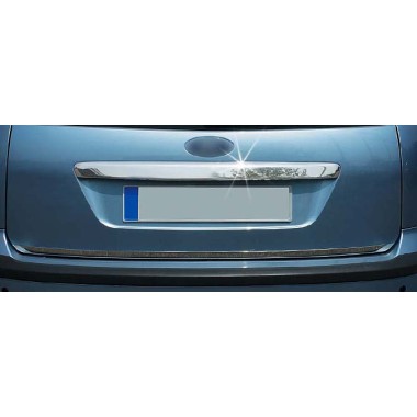 Накладка на крышку багажника (нерж.сталь) Ford Focus II HB (2005-2008) бренд – Omtec (Omsaline) главное фото